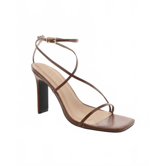 NEW BILLINI women's mara heeled strappy sandal in brown - Picture 1 of 2